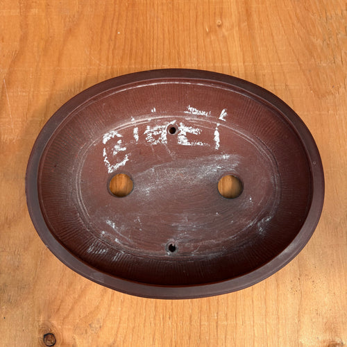 Two drainage holes, two wire holes