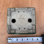 Satomi Terahata 5"x4.5"x1.75" Glazed Bonsai Pot