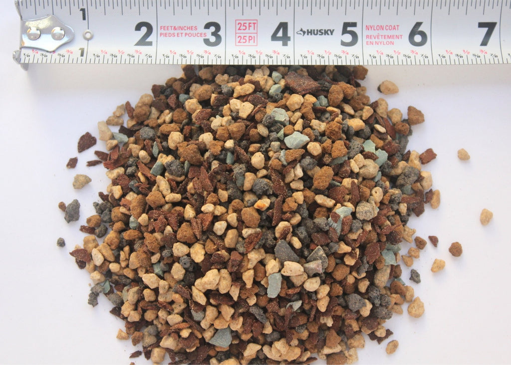 Close up of Bonsai Botanicals Conifer Blend with 3-6mm grain size and colour.