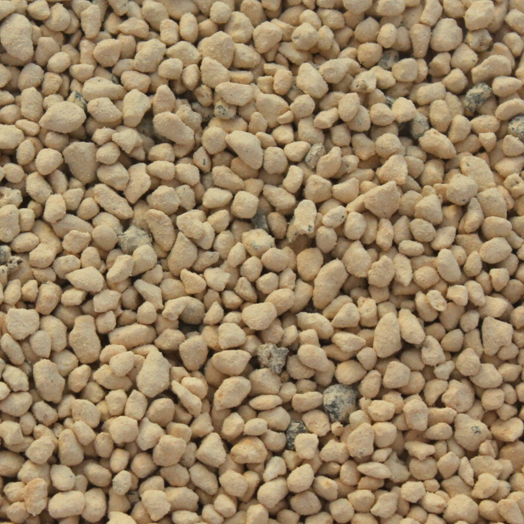 Small grade kanuma bonsai soil aggregate with optimal acidic pH yellow-tan colour